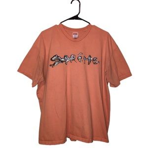 Men’s Supreme Terra Cotta Liquid Tee 100% Cotton T-Shirt